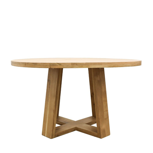 Arizona Oak Round Table - Pedestal