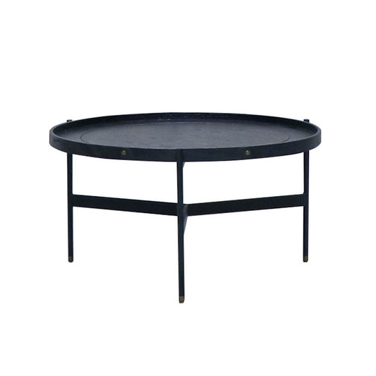 Haywood Coffee Table - Tall - Black