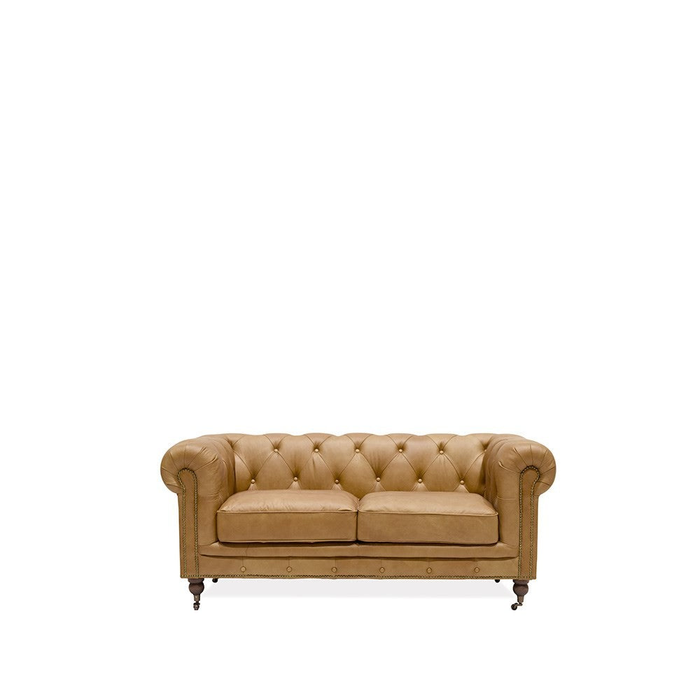 Stanhope Chesterfield 2 seater Sofa - Camel