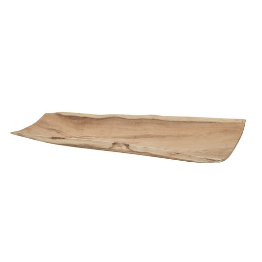 Crusoe Slavaged Teak Tray - Small