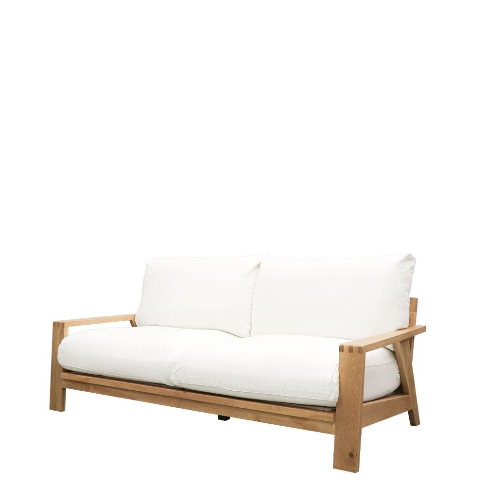 Cassel Sofa 3 Seater - White