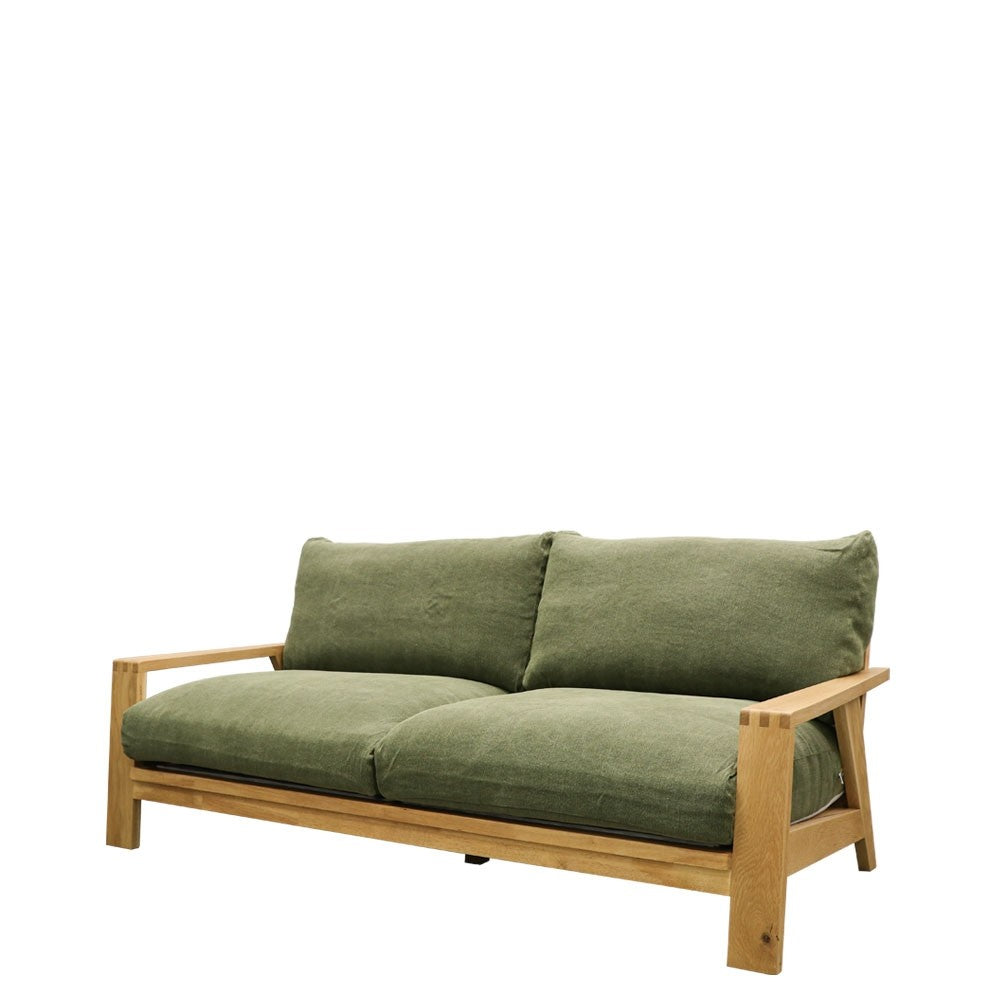 Cassel Sofa 3 Seater - Khaki