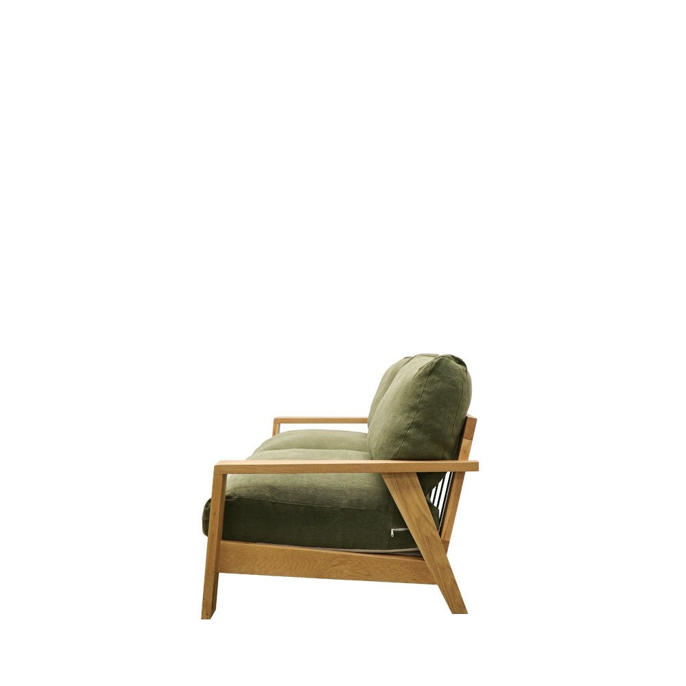 Cassel Sofa 3 Seater - Khaki