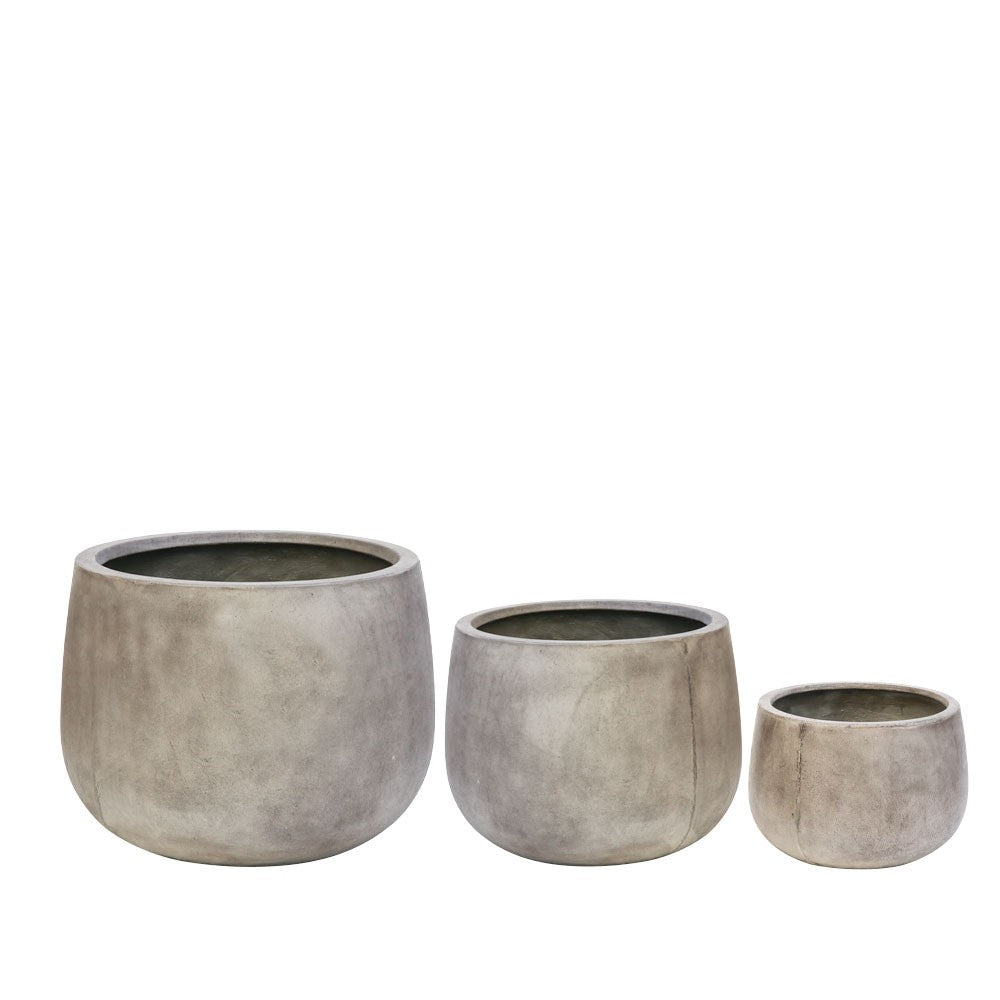 Ahuriri Weathered Cement Planter - Large