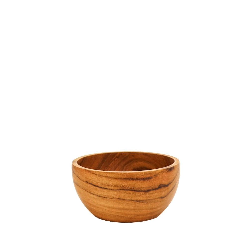 Teak Pinch Bowl- Large