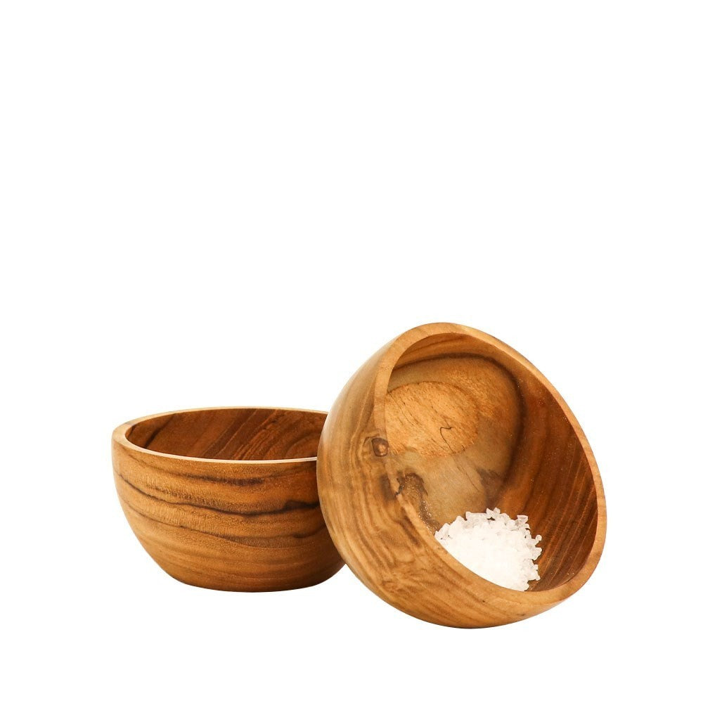 Teak Pinch Bowl- Large