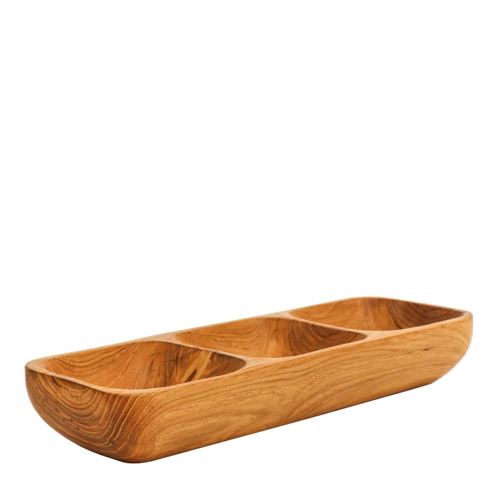 Teak Sauce Bowl