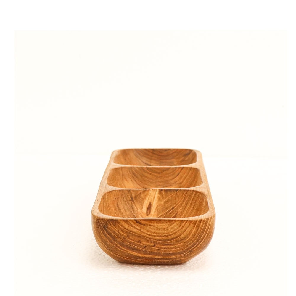 Teak Sauce Bowl