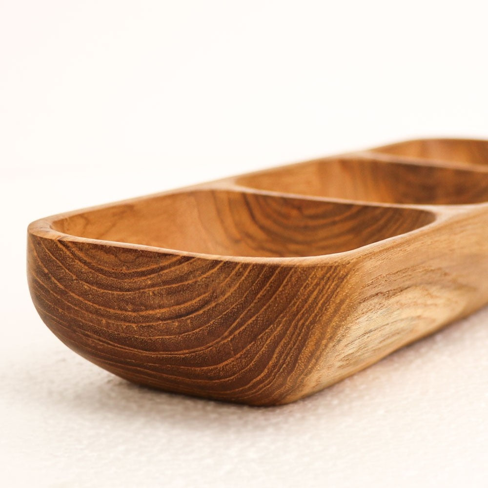 Teak Sauce Bowl