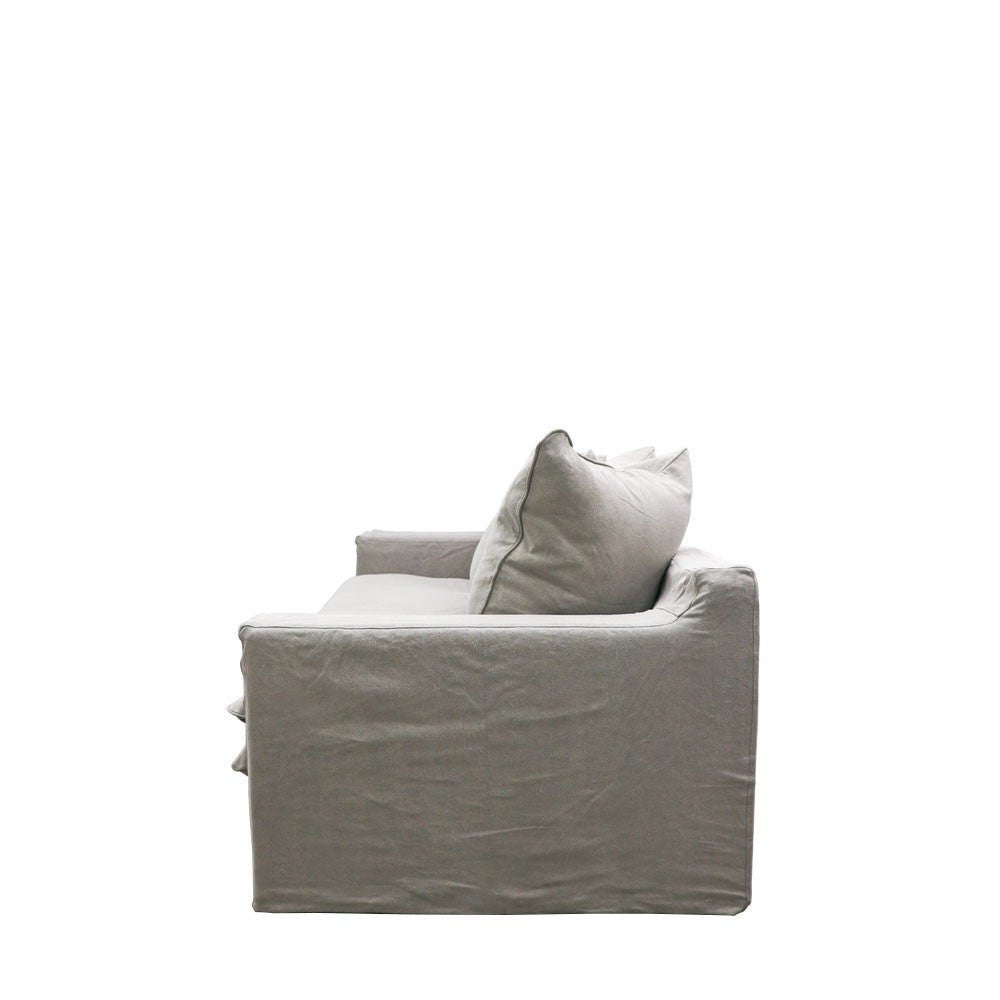 Keely Slipcover Sofa 2 Seater - Cement