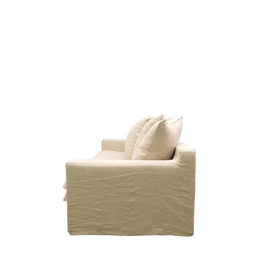 Keely Slipcover Sofa 2 Seater - Oatmeal