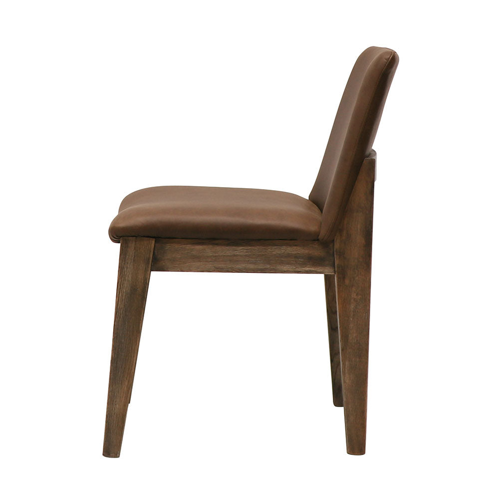 Clifton Dining Chair Brown Leather