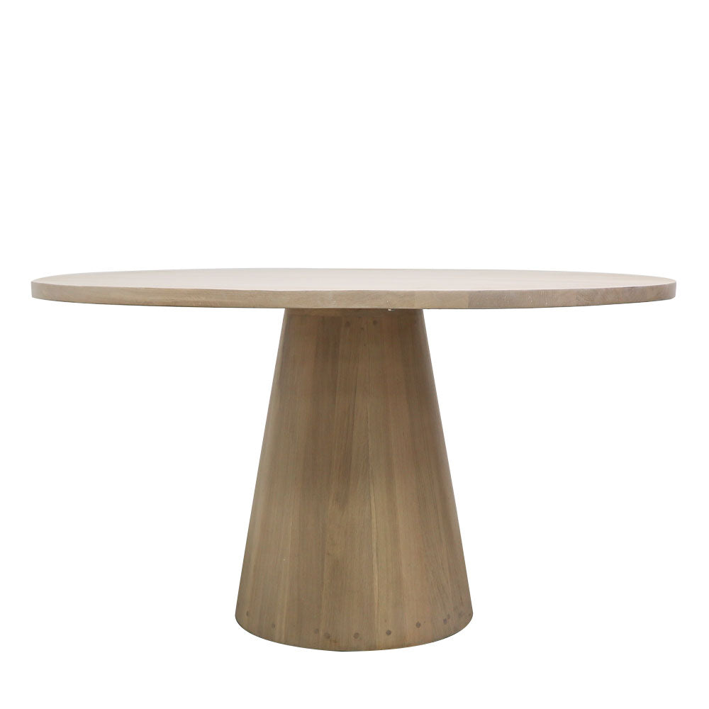 Florida Oak Round Dining Table Cone