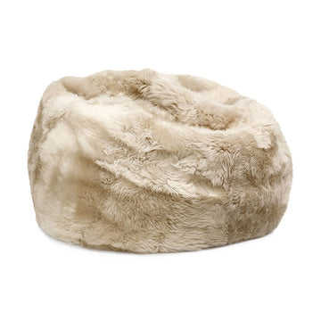 Sheepskin bean bag cover