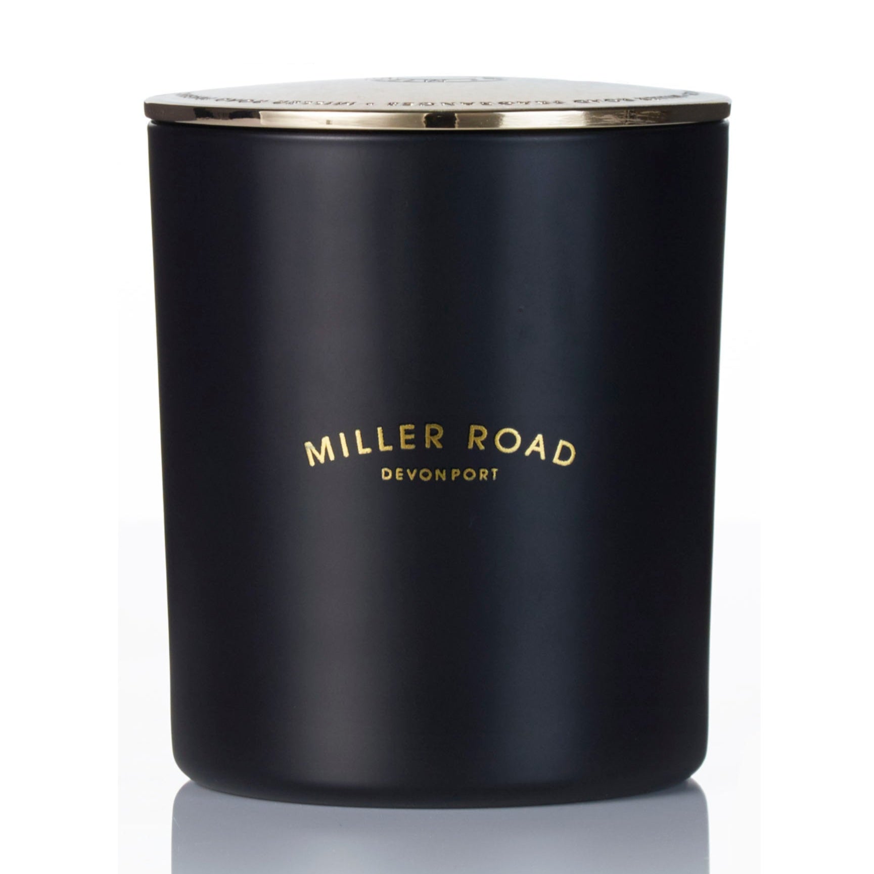 Black Luxury Candle - French Pear - Gold