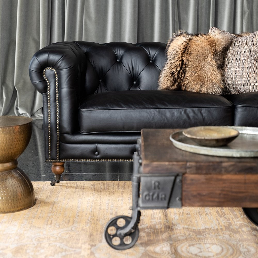 Stanhope Chesterfield  Armchair - Onyx